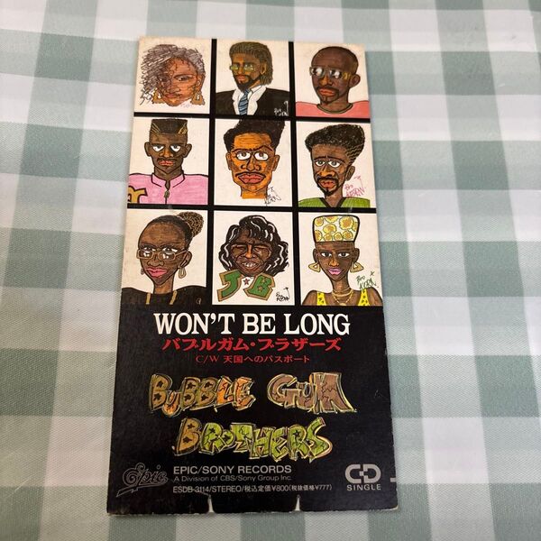 バブルガム・ブラザーズ:WON'T BE LONG 8㎝CD