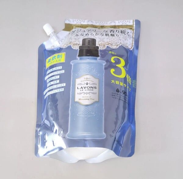 LAVONS ラボン ルランジェ柔軟剤 ブルーミングブルーの香り 詰替用 大容量サイズ 1440ml×1個