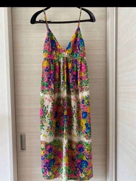 【TOPSHOP】 レディース 花柄 キャミソール ロングワンピース 花柄 マキシワンピース リゾート ワンピース 送料無料
