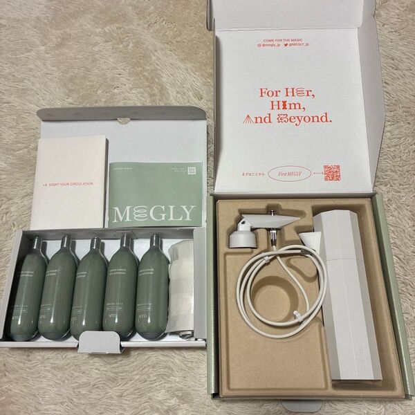 MTG メグリー炭酸ミストMEGLY 炭酸ガス5本付き
