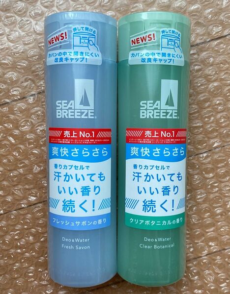 【2本セット】シーブリーズ デオ&ウォーター C フレッシュサボン 160mL /クリアボタニカル 160mL