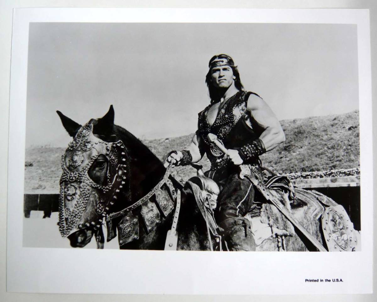 Arnold Schwarzenegger (Red Sonja) version américaine photo originale (1), film, vidéo, Produits liés au cinéma, photographier