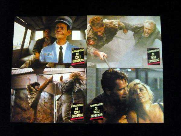 Total Recall German version original lobby card complete set of 12, movie, video, Movie related goods, photograph
