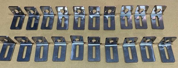 ★ステンレスL字アングル-金物★t3.0ミリ×35ミリ×58ミリW30ミリ-20個