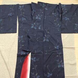 着物 紬 袷 正絹 クリーニング済