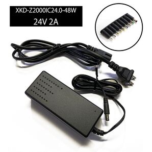 ACアダプター 24V/2A 【9種コネクタセット】XKD-Z2000IC