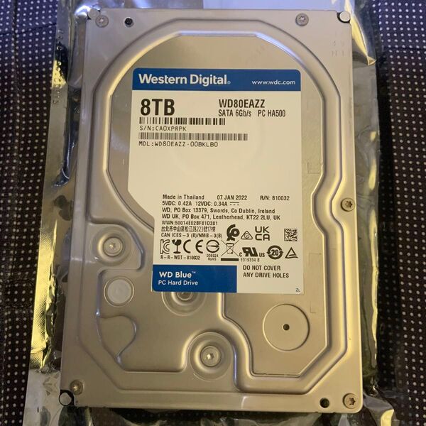 HDD WD80EAZZ 8TB SATA600 WESTERN DIGITAL