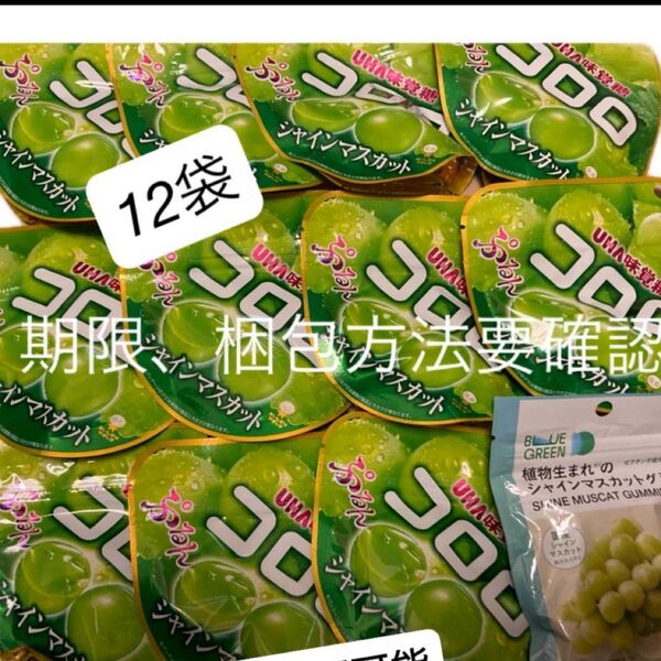 UHA味覚糖 コロロ & ファミマル 植物生まれの シャインマスカット グミ