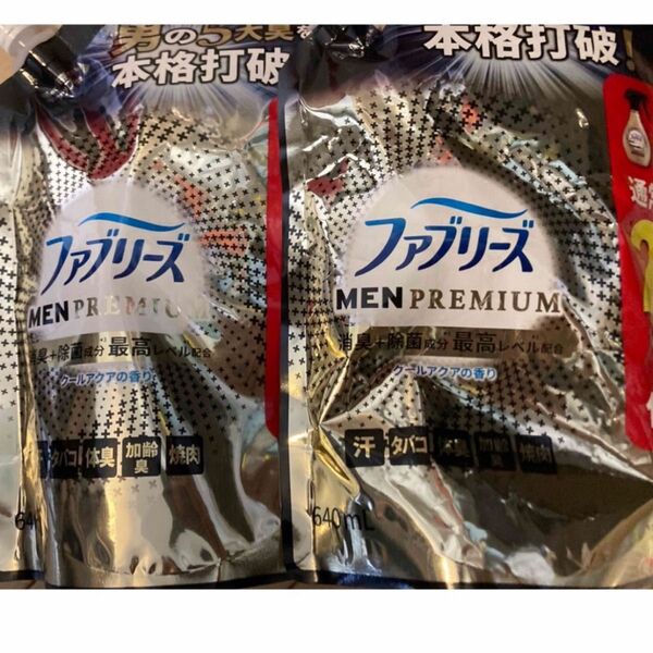 ファブリーズ MEN PREMIUM メン プレミアム 詰替 640ml 2袋