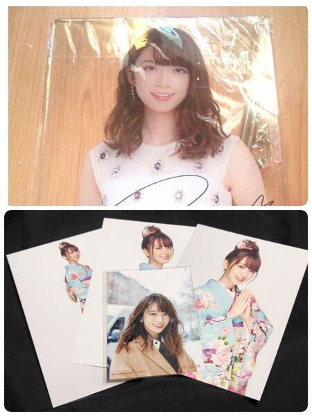 橋本奈々未 アクリルポップ (アクリルスタンド)+ ポストカード3枚 + 生写真 セット ☆美品かと存じます。