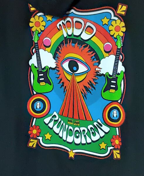 レア 希少 未使用保管品 トッド・ラングレン Todd Rundgren パーカー フーディー ブラック