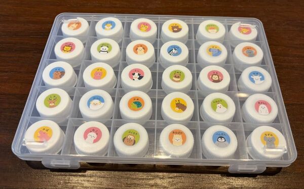 手作り 知育玩具 絵合わせ パズル ペットボトルキャップ マッチング 動物