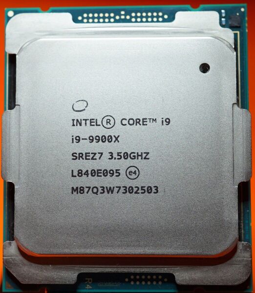 【動作確認済】Intel Core i9 9900X(10コア20スレッド) LGA2066 CPU本体のみ