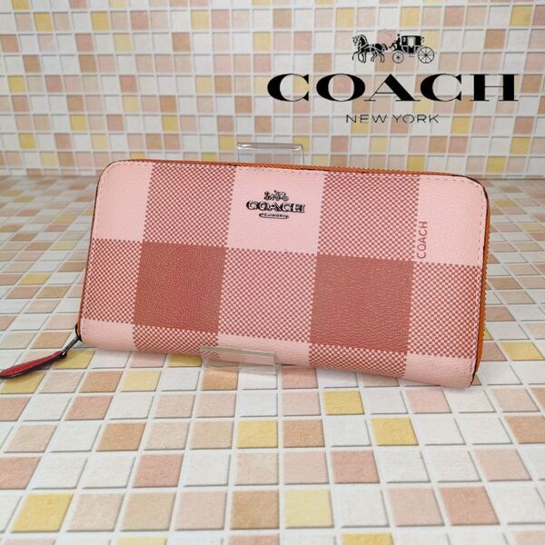 A35 COACH コーチ ラウンドファスナー 長財布