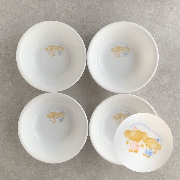 CORELLE コレール 小ボウル ぞうさん サラダ 皿 子ども食器 アメリカ製 お皿 プレート 食器 絵皿