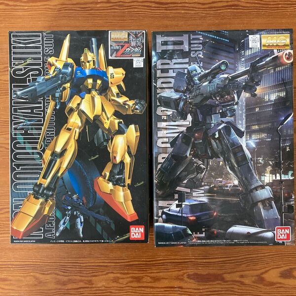 【2個セット】MG 百式&ジム・スナイパーⅡ 未組立