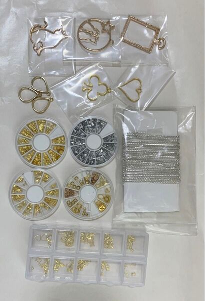 レジン パーツ デコ 飾り ラインストーン フレーム ハンドメイド 手芸材料