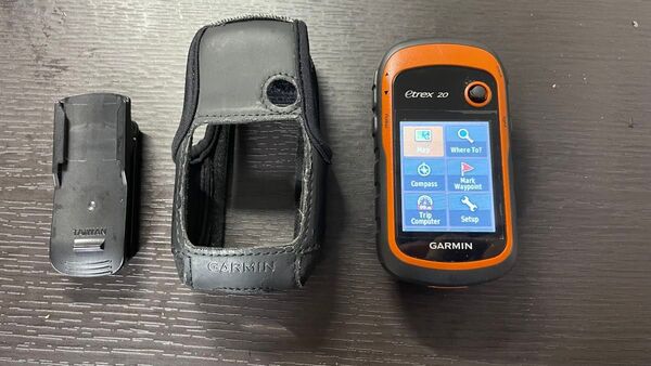 GARMIN eTrex 20J ハンディGPS ケース付