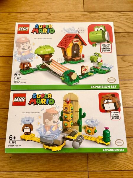 【新品未開封】 レゴ LEGO スーパーマリオ 71363 サンボのさばくチャレンジ 71367 ヨッシーとマリオハウス