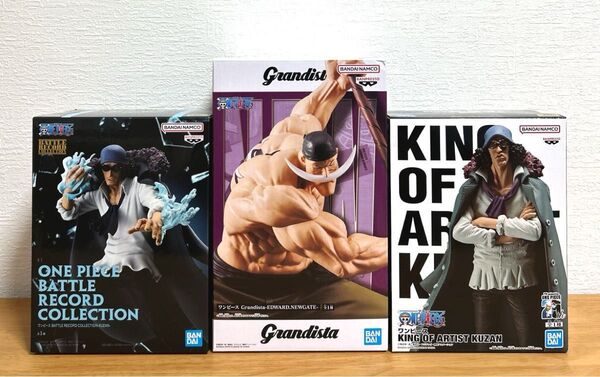 【ワンピース フィギュア 白ひげ・クザン/青キジ 3点セット】新品・未開封品(未開封のまま梱包)・送料無料・匿名ダンボール発送