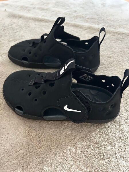 NIKE ナイキ サンレイプロテクト 2 キッズサンダル ブラック 18cm