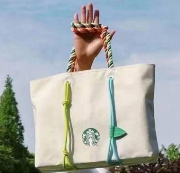 レア!夏にピッタリ!スターバックス キャンバストートバッグ
