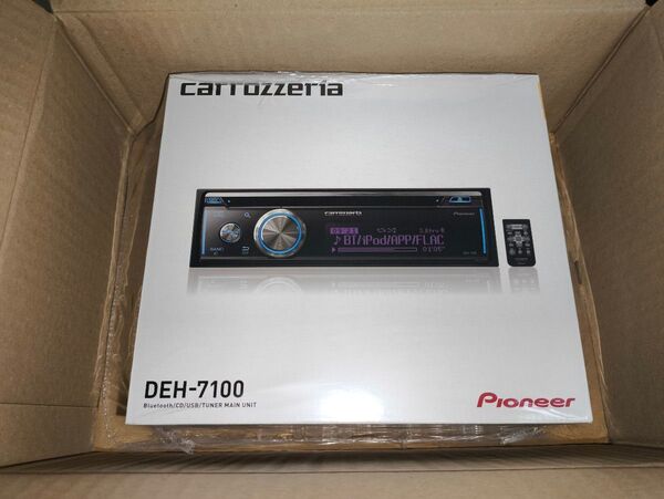カロッツェリア Bluetooth CD USB 1DIN カーオーディオ DEH-7100 新品未使用