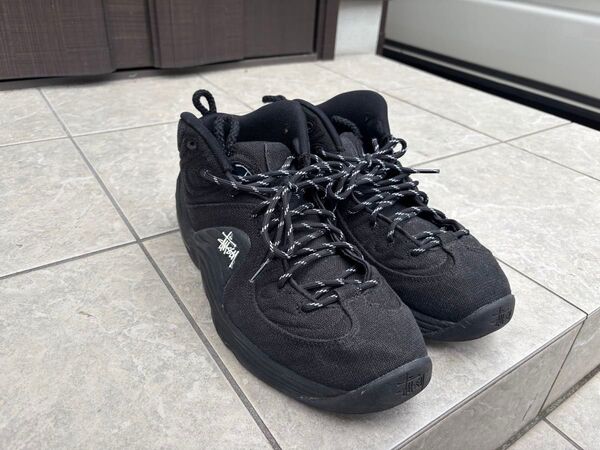 Stussy × Nike Air Penny 2 "Black" 29.5cm
