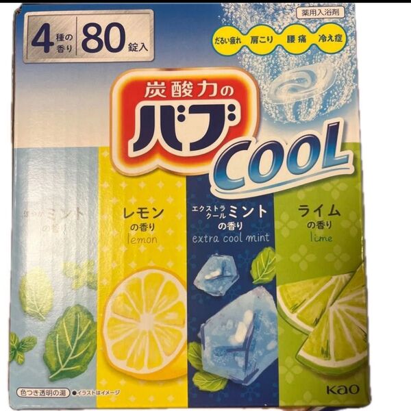 バブクール 薬用入浴剤 80錠(4種類 20錠) コストコ