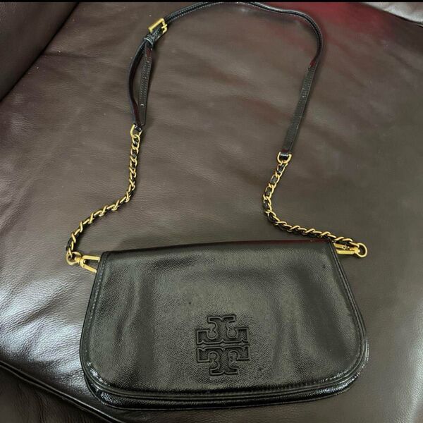 Tory Burch ブラックショルダーバッグ