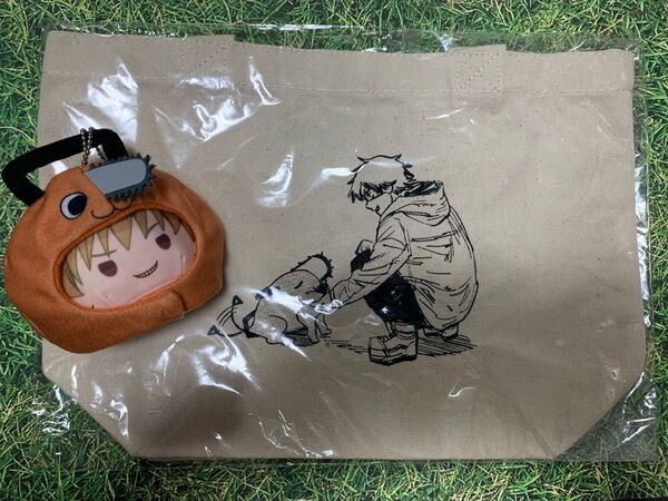 チェンソーマン ミニトート あにずきん ぬいぐるみ マスコット キーホルダー デンジ ポチタ セット