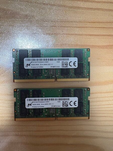 DDR4 32GB 16GB*2枚 SO-DIMM ノートPC用メモリ メモリ 送料無料