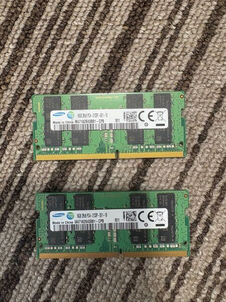 SAMSUNG DDR4 32GB 16GB*2枚 SO-DIMM ノートPC用メモリ メモリ 送料無料