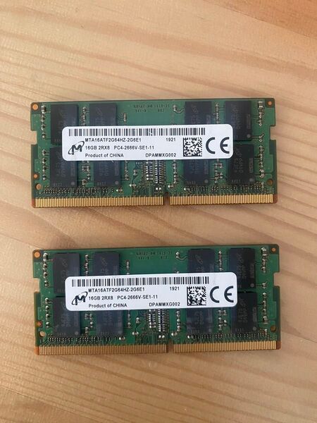 DDR4 32GB 16GB*2枚 SO-DIMM ノートPC用メモリ メモリ 送料無料