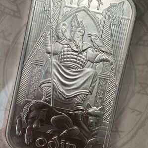 限定 オーディン 1オンス シルバー バー 地金 純銀 銀貨 ロイヤルミント 北欧神話シリーズ ブリスターパック入り