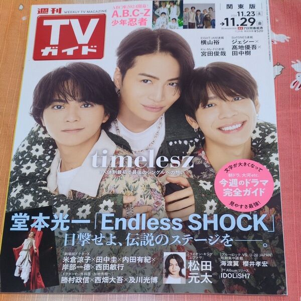 週刊TVガイド(関東版) 2024年11月29日号 (東京ニュース通信社)