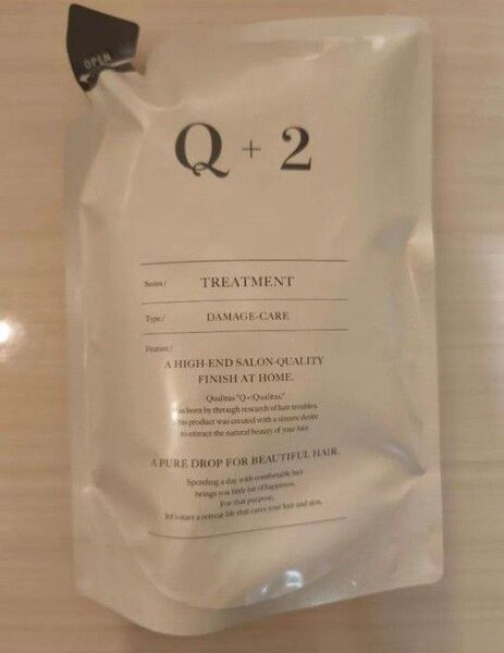 詰め替え用 クオリタス ダメージケアトリートメント Q+2 400ml 400g 詰替 つめかえ リフィル レフィル