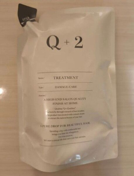 詰め替え用 クオリタス ダメージケアトリートメント Q+2 400ml 400g 詰替 つめかえ リフィル レフィル