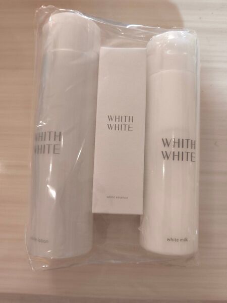 whith white 美白化粧水 美容液 乳液 セット オルナオーガニック ローション ミルク エッセンス フィスホワイト