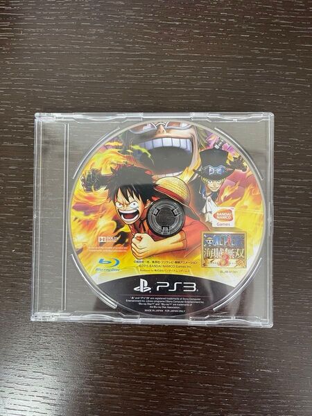 ps3 ONE PIECE 海賊無双3 ディスクのみ