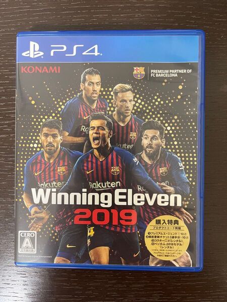 PS4 Winning Eleven 2019 ウイニングイレブン2019