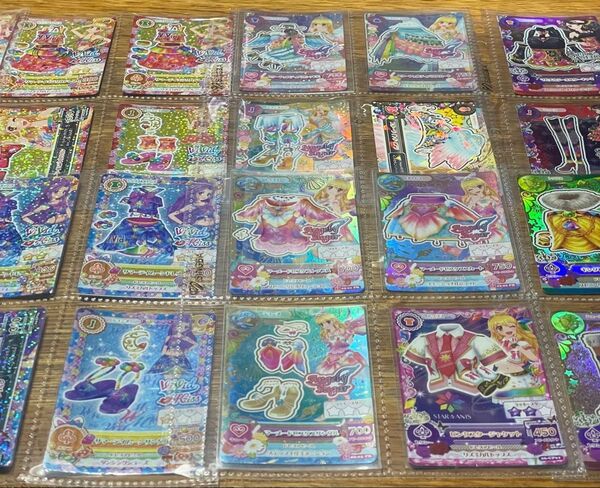 アイカツカード初期プレミアムまとめ売り 透明バインダー付き