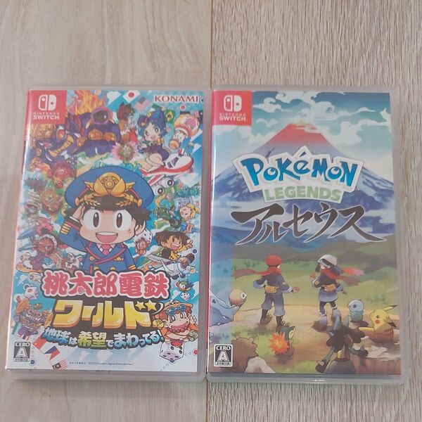 Switch 桃太郎電鉄 地球は希望でまわってる! Pokemon LEGENDS アルセウス 2本セット