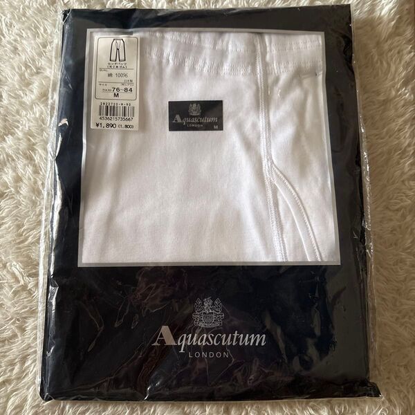 Aquascutum アクアスキュータム メンズ ロングパンツ L ホワイト 新品 未使用