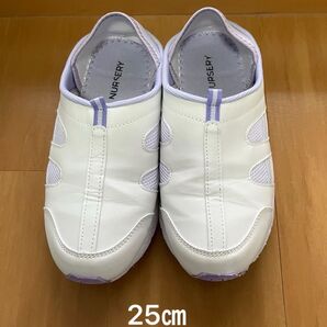 ナースリー ナースシューズ 2ウェイスニーカー size 25㎝