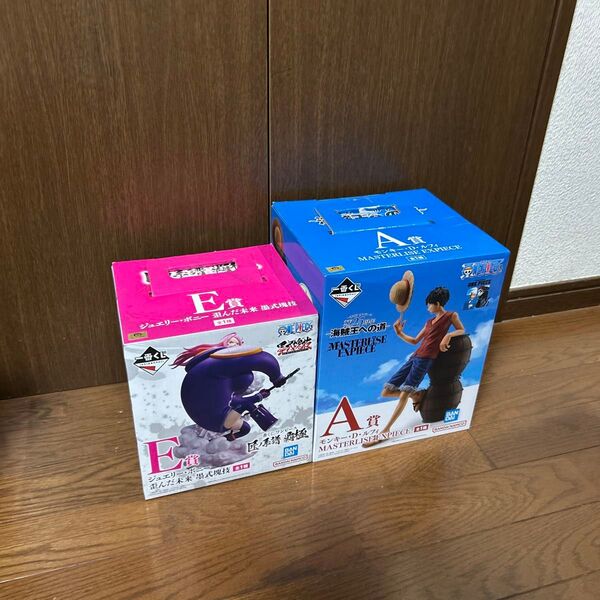 一番くじ ワンピース 匠ノ系譜 始末ノ章 E賞 ジュエリー・ボニー フィギュアと25周年海賊王への道A賞モンキー・dルフィ