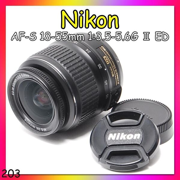 即決価格!値下不可 美品 Nikon AF-S DX 18-55mm 1:3.5-5.6G Ⅱ VR