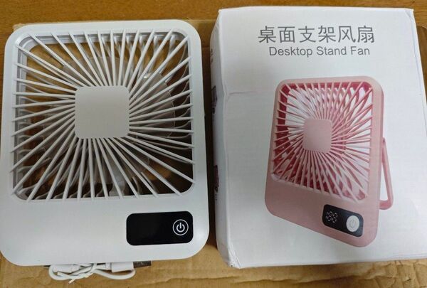 卓上 壁掛け 扇風機 タイプc充電式