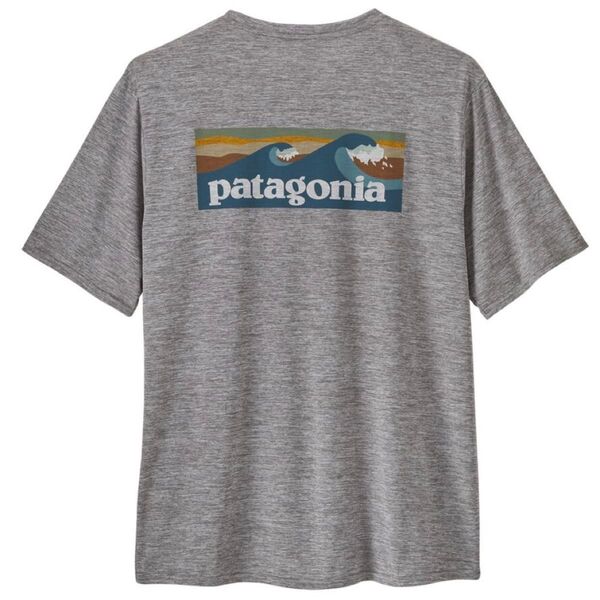 パタゴニア キャプリーン クールデイリー グラフィック L Patagonia Tシャツ 半袖 波タグ P-6 フィッツロイ