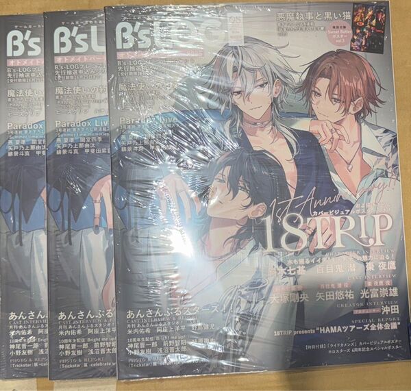 B'sLOG ビーズログ 8月号 3冊セット
